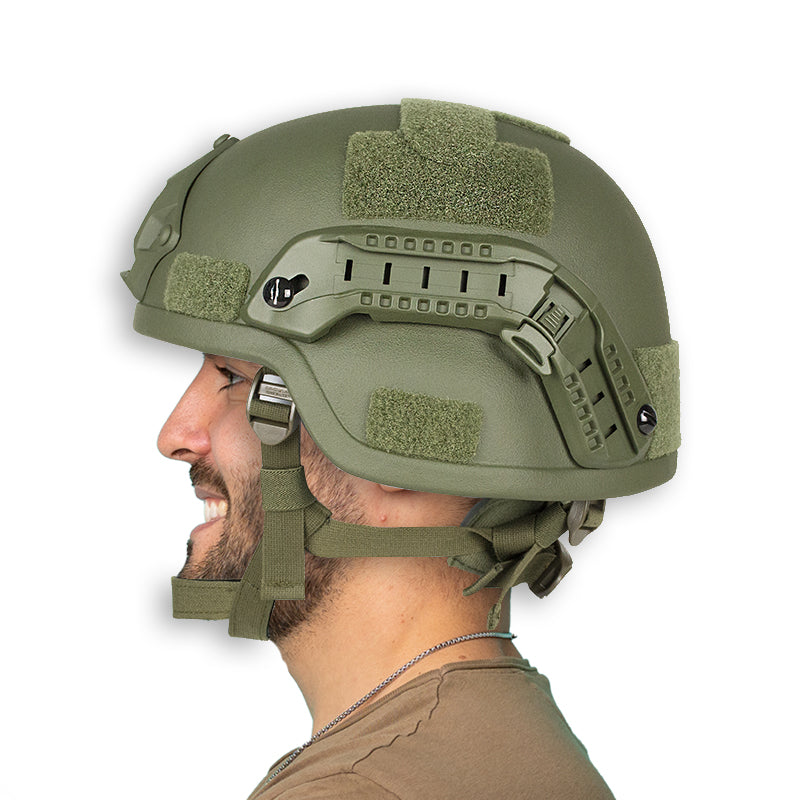 US Ship FAST Army Real Bulletproof Level 3 Tactical Helmet UHMWPE BALLISTIC  IIIA