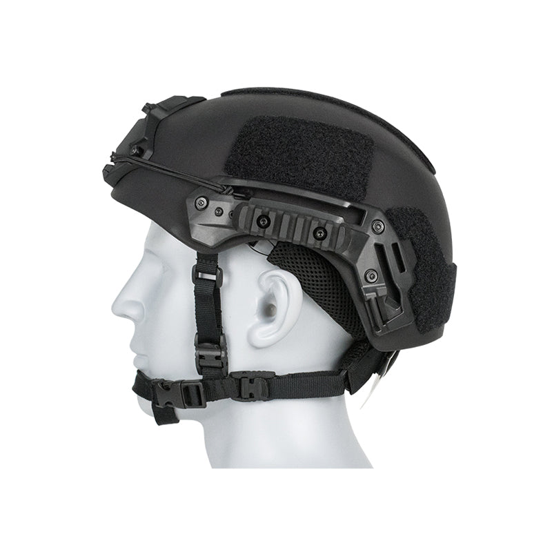 Casque Balistique UHMW-PE MICH 2000B Niveau IIIA - Noir, Taille Unique, Neuf