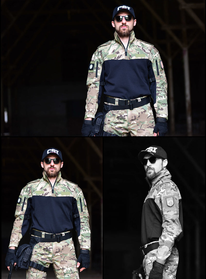 Military Tactical Long Sleeve Camouflage Uniform