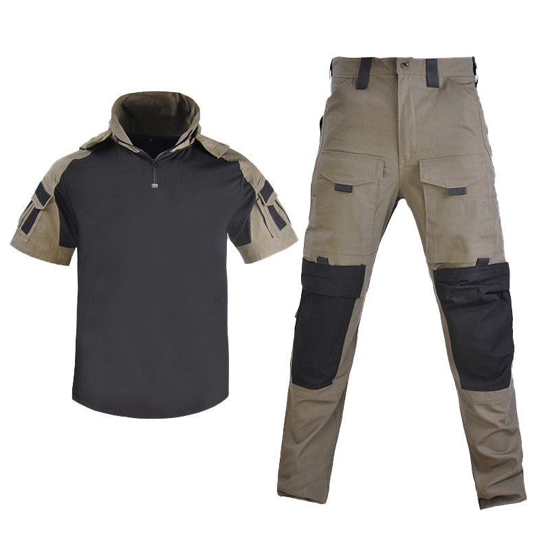 Military Tactical Short Sleeve Shirt Suit